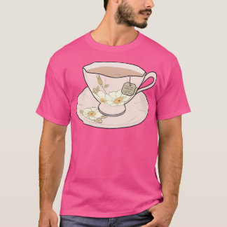 茶の入った緑茶 Tシャツ