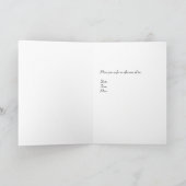 茶の午後の招待状 招待状 (内部)