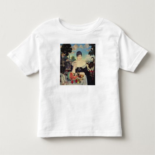 茶の商人の妻、1918年 トドラーTシャツ (正面)