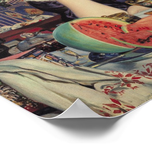 茶の商人の妻， 1918 ポスター (角)