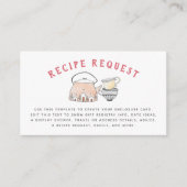 茶の山花のブライダルシャワー エンクロージャーカード (正面)