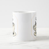 茶の方が命が好い ジャンボコーヒーマグカップ (正面)