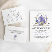 茶の時間フローラブライダルシャワーレシピ エンクロージャーカード