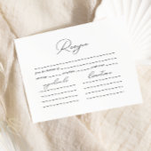 茶の時間フローラブライダルシャワーレシピ エンクロージャーカード