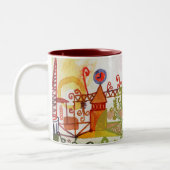 茶の時間 ツートーンマグカップ (左)