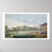 茶の木箱の輸送(紙付き) ポスター (正面)