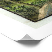 茶の植物の世話(紙付き) ポスター (角)