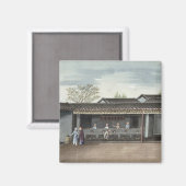 茶の葉乾燥(紙付き) マグネット (正面/裏面)