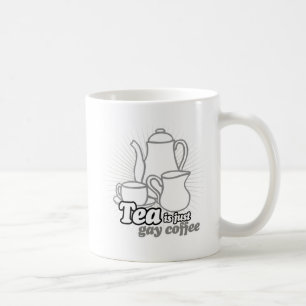 茶はちょうど陽気なコーヒーです コーヒーマグカップ