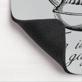 茶はちょうど陽気なコーヒーです マウスパッド (コーナー)