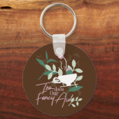 茶は我々の助けとなファンシーる キーホルダー (正面)