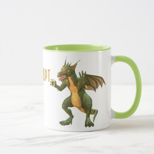 茶またはコーヒードラゴン マグカップ (右)