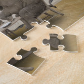 茶を持つゾウパーティー ジグソーパズル (側面)