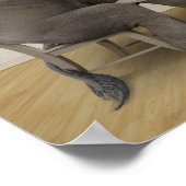 茶を持つゾウパーティー ポスター (角)