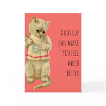 茶を持つ健康な猫を得て下さい