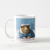 茶を飲むと薬最高ののモルモットが増える コーヒーマグカップ (左)