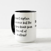 茶を飲む盃 マグカップ (正面左)