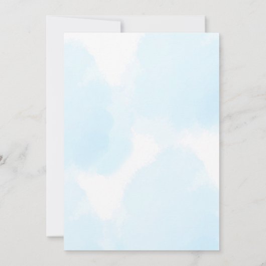 茶エレガントパーティー誕生日招待状 招待状 (裏面)