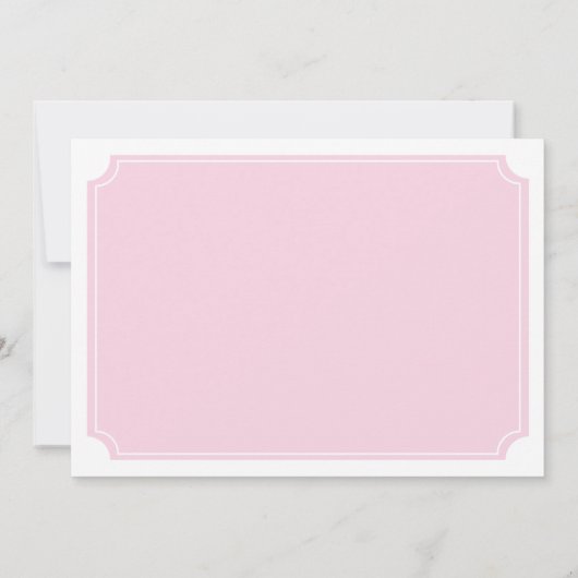 茶エレガントパーティー 招待状 (裏面)