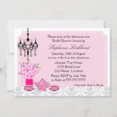 茶エレガントパーティー 招待状 (正面)