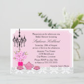 茶エレガントパーティー 招待状 (スタンド正面)