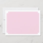 茶エレガントパーティー 招待状 (裏面)