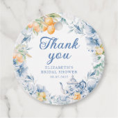 茶エレガントモダンパーティー フェイバータグ (正面)