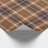 茶エレガント色 | ベージュ | ブラックプライ市松模様にド ラッピングペーパー (角)