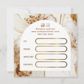 茶エレガント花券 (裏面)