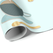 茶カップ・アンド・ソーサーの包装紙 ラッピングペーパー (ロールコーナー)