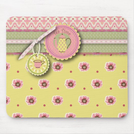 茶サービスマウスパッド マウスパッド (正面)