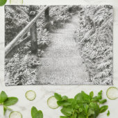 茶タオル – 'Ferntree gully descent' キッチンタオル (折り畳み)