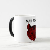 茶チェシャー猫の変形させるマグのための不機嫌 モーフィングマグカップ (正面左)