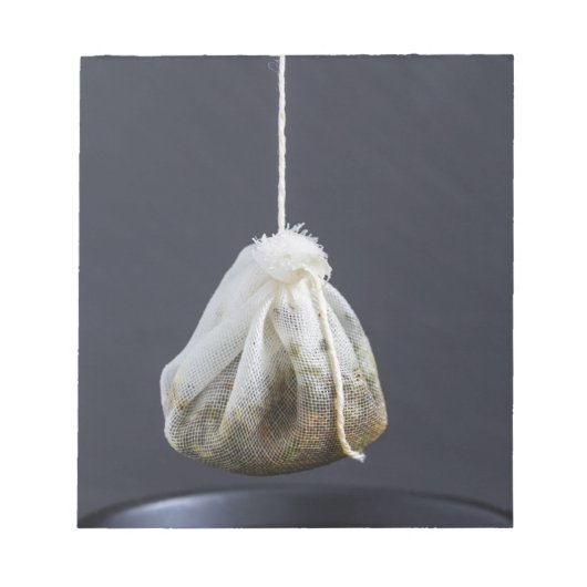 茶バッグつるは飲み物だ ノートパッド (正面)