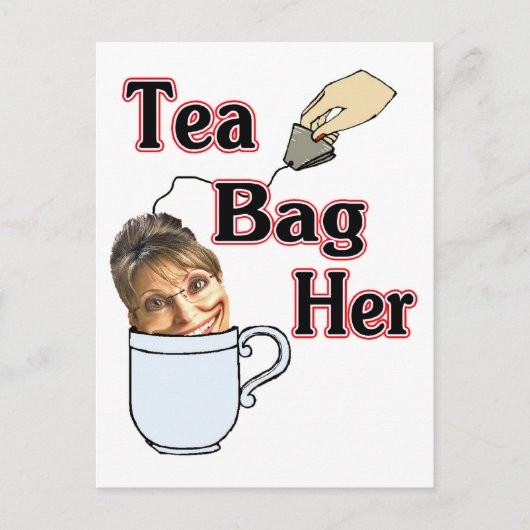 茶バッグ ポストカード (正面)