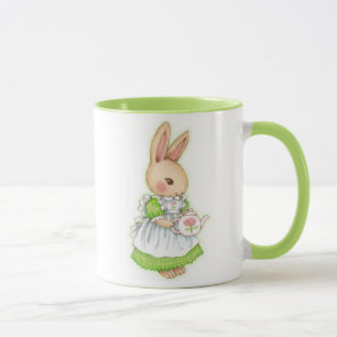 茶バニー-かわいいウサギのマグ マグカップ