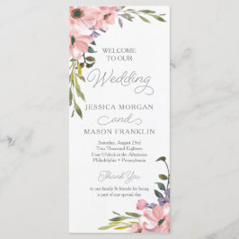 茶バラ結婚式 プログラム