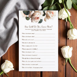 茶バラ赤ちゃんシャワーのゲームママ知ってる？