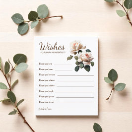 茶バラ赤ちゃんシャワーの願いベビー