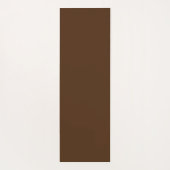 茶パーソナライズされた色 ヨガマット (裏面)