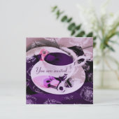 茶パーティの招待状 招待状 (スタンド正面)