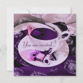 茶パーティの招待状 招待状 (正面)