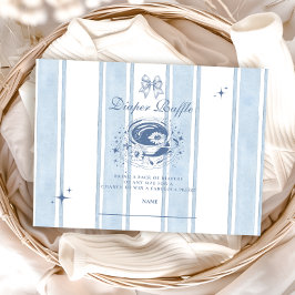 茶パーティーおむつラッフル エンクロージャーカード