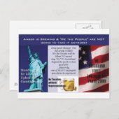 茶パーティーはがき ポストカード (正面/裏面)