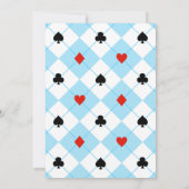 茶パーティーアリスinワンダーランド誕生日パーティー 招待状 (裏面)