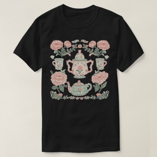 茶パーティーセット Tシャツ (デザイン正面)