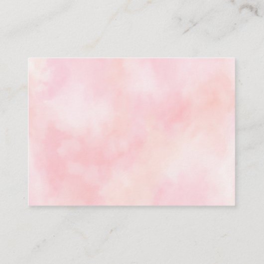 茶パーティーディスプレイシャワーカード – 愛は醸造 エンクロージャーカード (裏面)