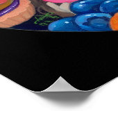 茶パーティートリートワンダーランドのアートプリントアリス ポスター (角)