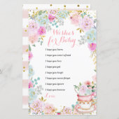 茶パーティーパステルフラワーズウィズフォーベビー (正面/裏面)