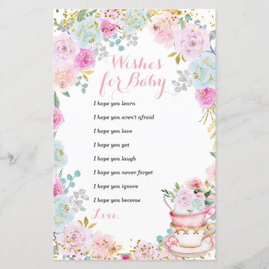 茶パーティーパステルフラワーズウィズフォーベビー (正面)